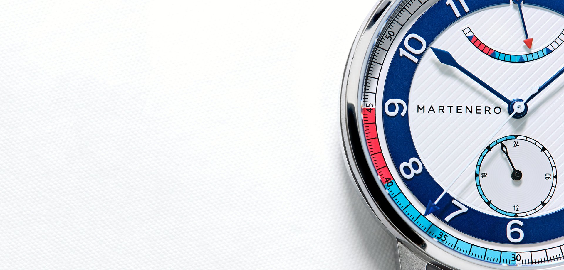 A nautical-themed watch in a variety of bold colorways